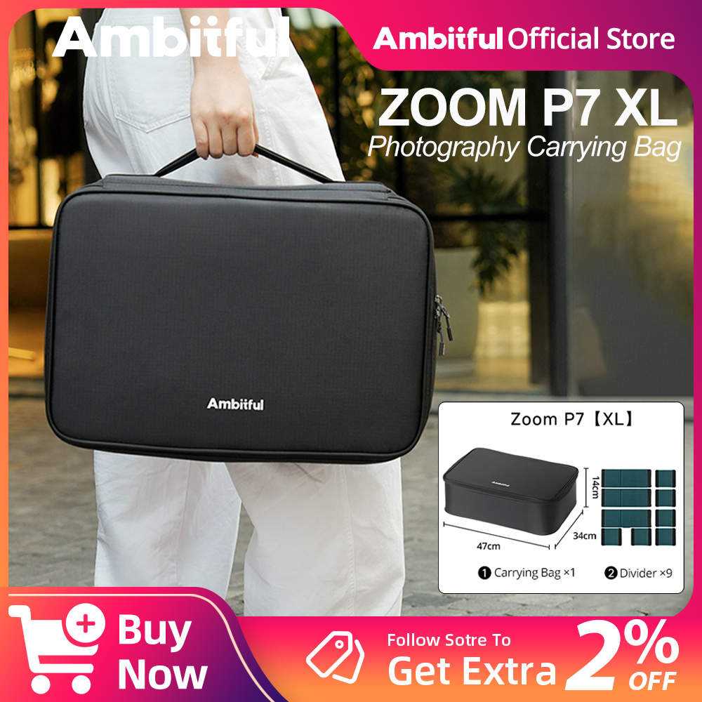 Drone Camera - Ambitful ZOOM P7II XL التصوير حقيبة