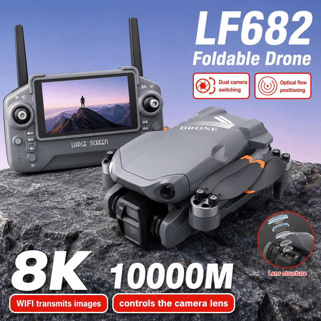 Drone Gps Mount - طائرة بدون طيار LF682 للتصوير الجوي
