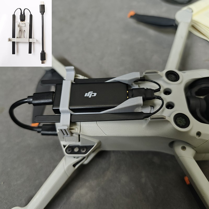 Drone Landing Gear - كتيفة ثابتة لوحدة DJI الخلوية 4G