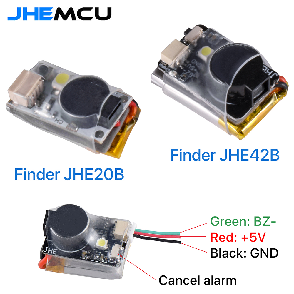 Drone Buzzer - JHEMCU JHE42B/JHE20B مكتشف صغير 5 فولت