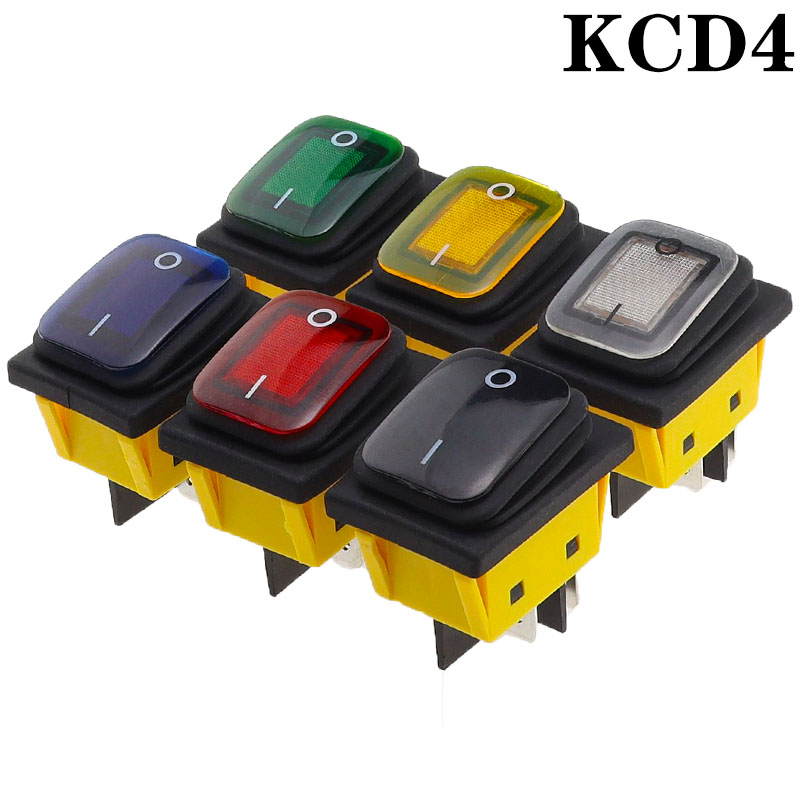 Drone Buzzer - KCD4 on off 30A/250V الثقيلة 4
