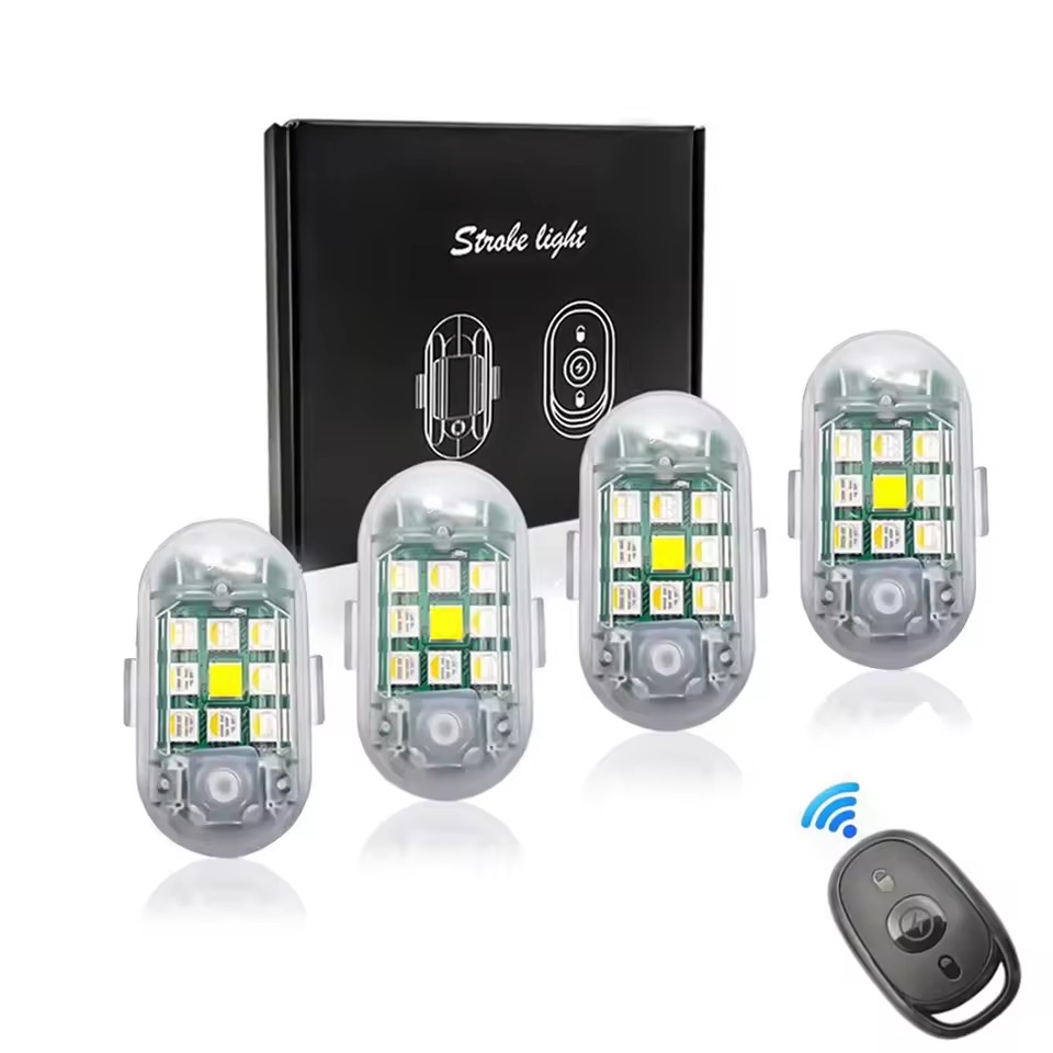 ضوء وامض LED لاسلكي مع جهاز تح - مراجعة Drone Led Light وسعره