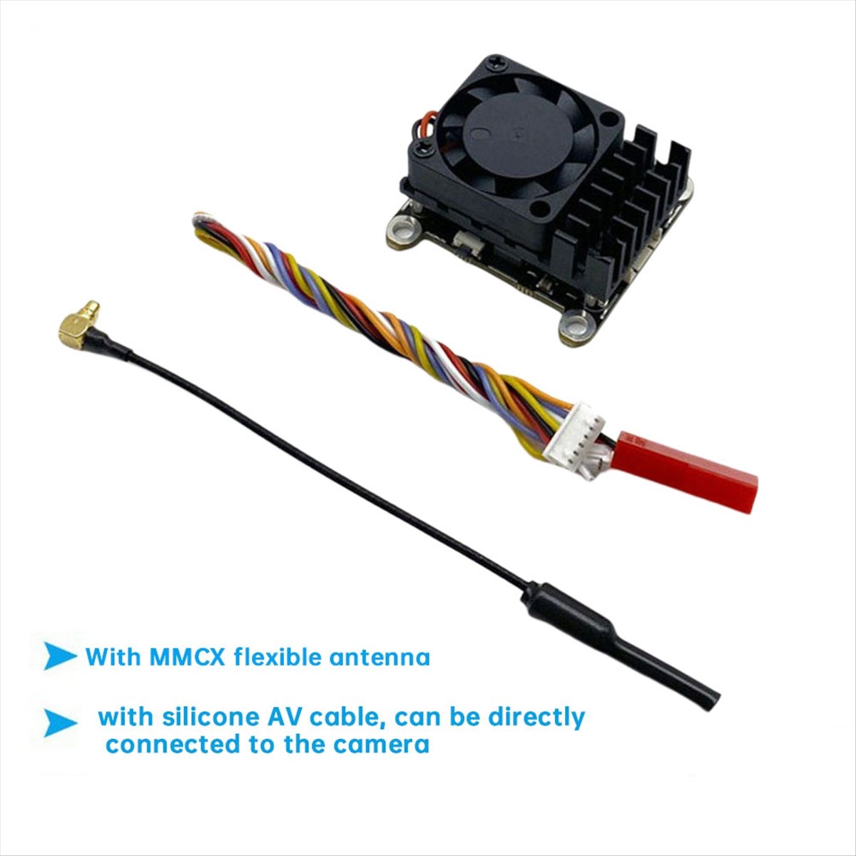 5.8G 2W VTX 2000mW FPV وحدة إر - مراجعة Drone Transmitter وسعره
