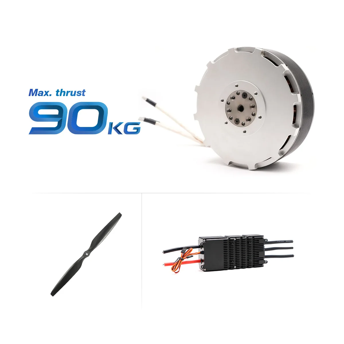 محرك Dr-one عالي الطاقة 90 كجم - مراجعة Drone Propeller وسعره