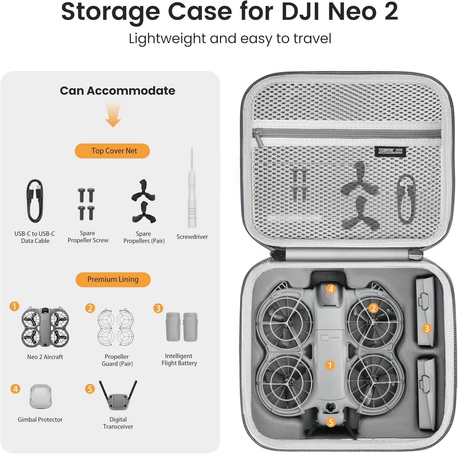 STARTRC Neo 2 حقيبة كتف محمولة - مراجعة Drone Battery وسعره