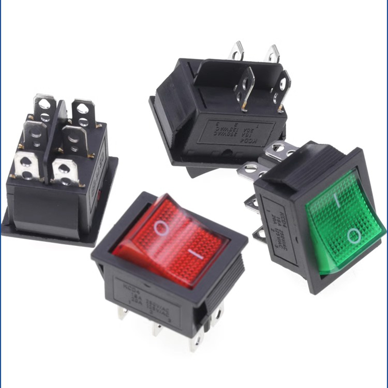 مفتاح الروك KCD4 ON OFF مع Led - مراجعة Drone Buzzer وسعره