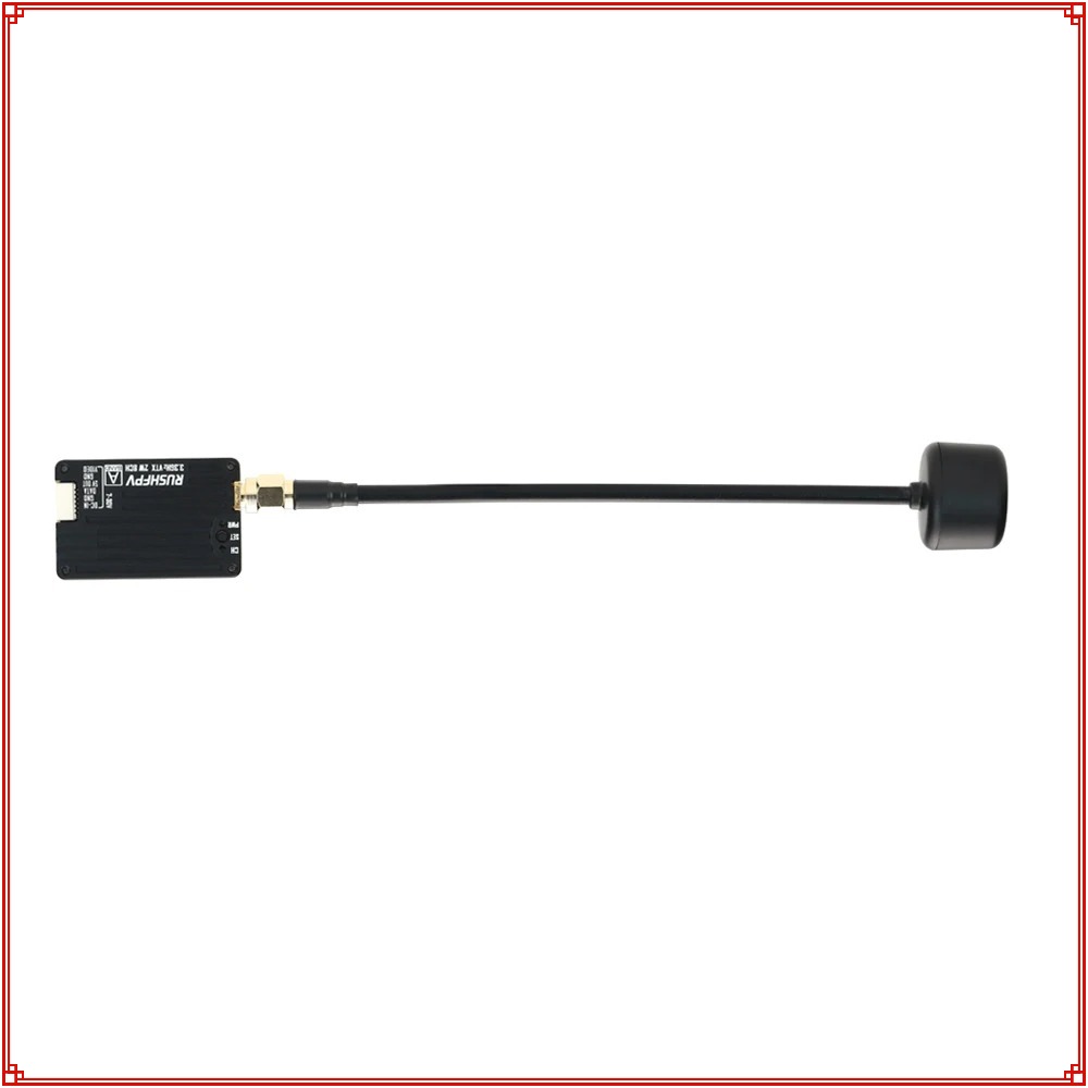 جهاز إرسال RUSHFPV 3.3G 2W VTX - مراجعة Drone Antenna وسعره