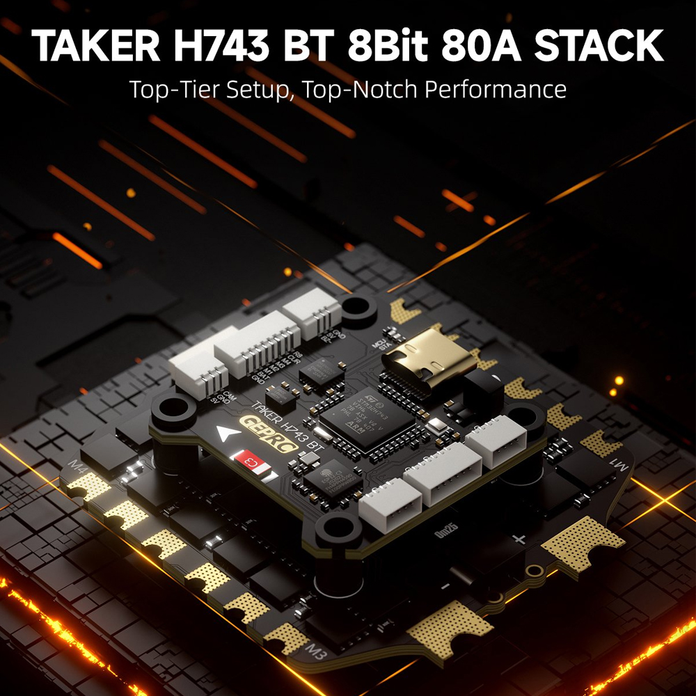 GEPRC TAKER H743 BT 8Bit 80A S - مراجعة Drone Esc وسعره