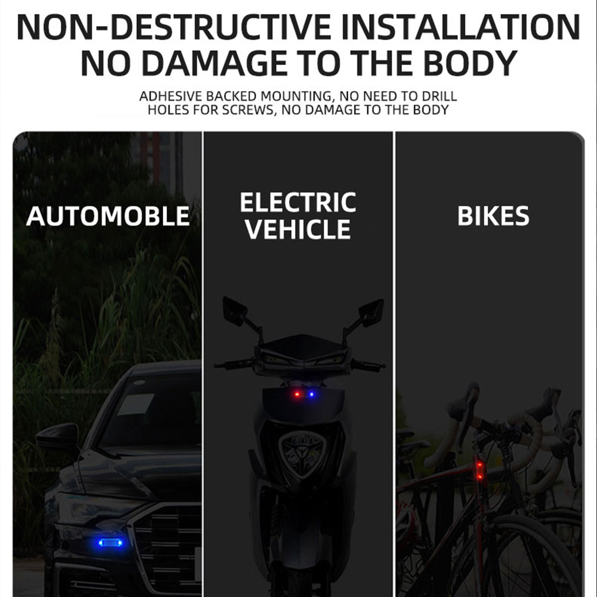 الطاقة الشمسية مكافحة سرقة إنذ - مراجعة Drone Led Light وسعره