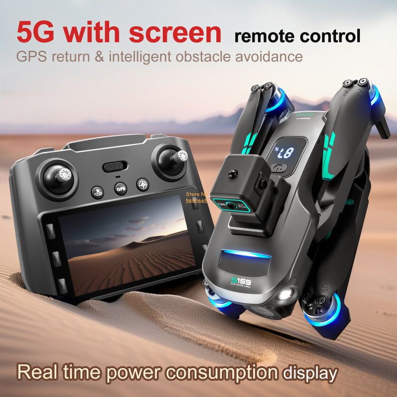 8K كاميرا مزدوجة 5G WIFI FPV ا - مراجعة Drone Gps Module وسعره