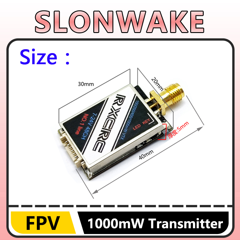 جهاز إرسال فيديو SLONWAKE 5.8G - مراجعة Drone Frame وسعره