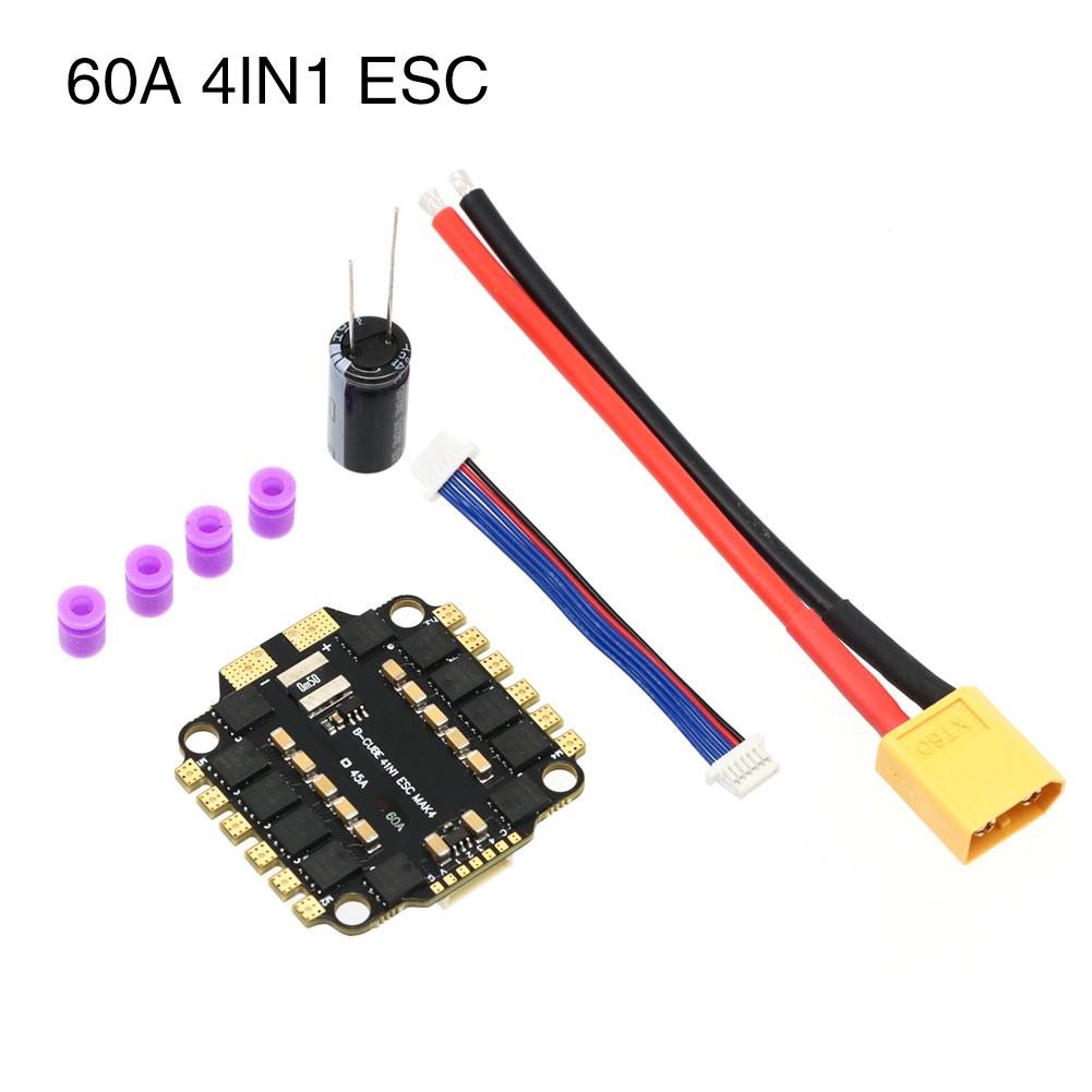 UAngel 4IN1 45A 60A ESC BLHELI - مراجعة Drone Esc وسعره