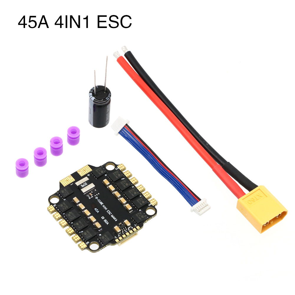 UAngel 4IN1 45A 60A ESC BLHELI - مراجعة Drone Esc وسعره