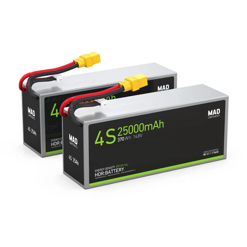 بطارية ليثيوم 4S 25 أمبير ساعة - مراجعة Drone Battery وسعره
