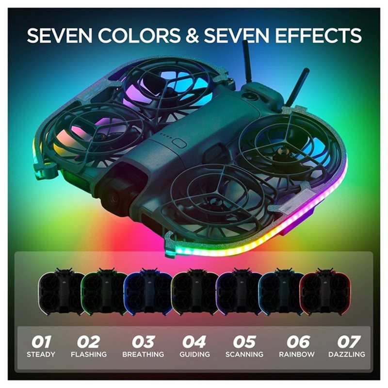 شريط إضاءة LED لطائرة DJI Neo  - مراجعة Drone Led Light وسعره