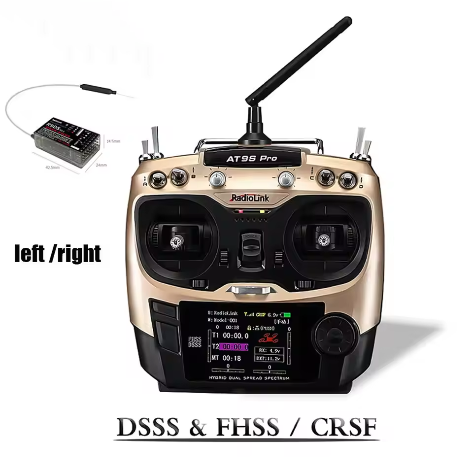 جهاز إرسال راديو Radiolink AT9 - مراجعة Drone Battery وسعره