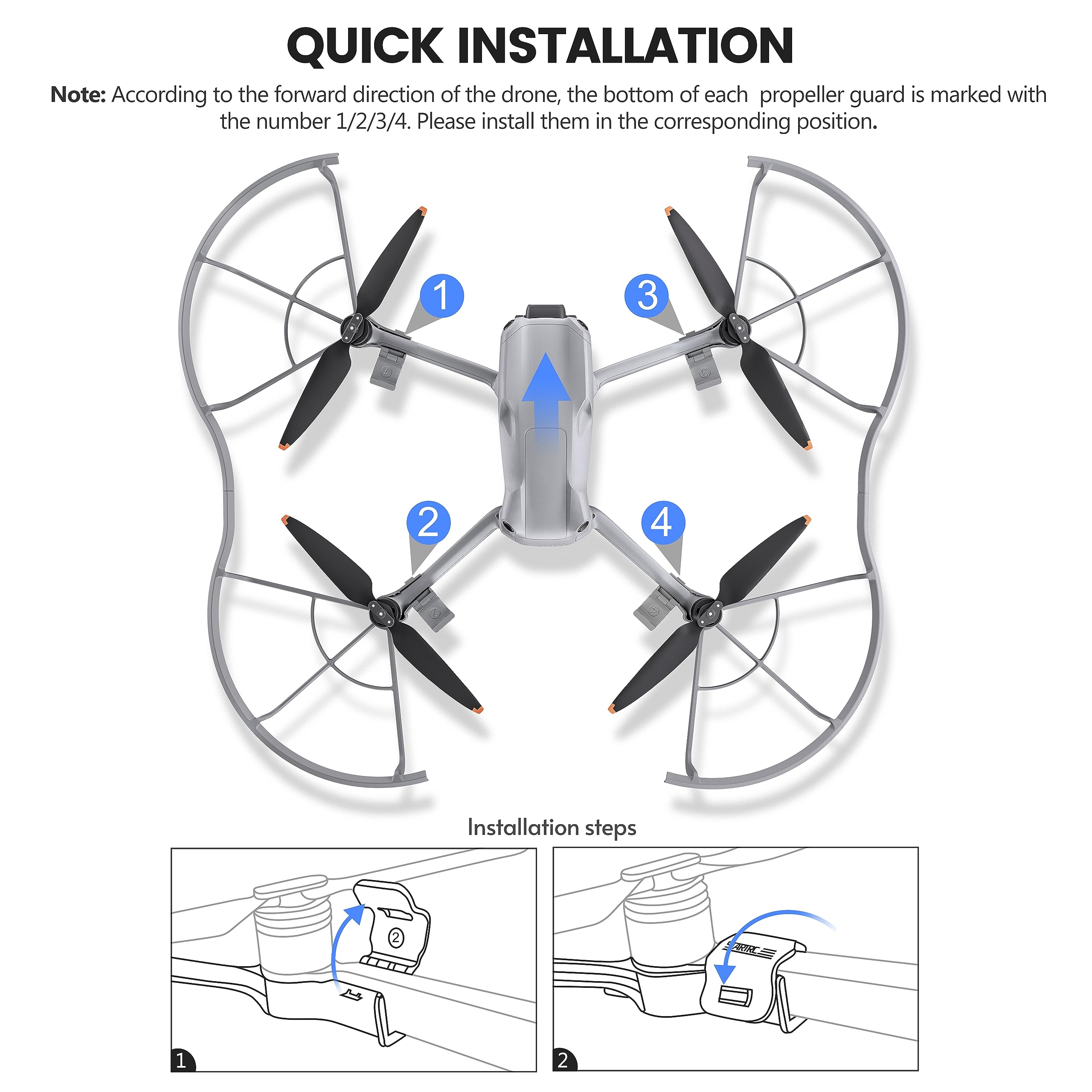 واقي المراوح STARTRC Air 3S، ح - مراجعة Drone Propeller Guard وسعره