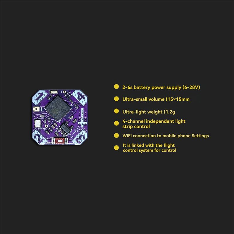 【تسوق الآن】وحدة تحكم إضاءة RGB - مراجعة Drone Led Light وسعره