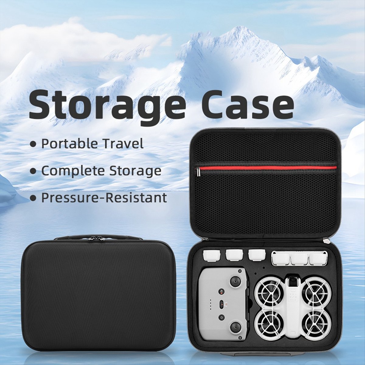حقيبة حمل وتخزين A43M لطائرة D - مراجعة Drone Battery Strap وسعره