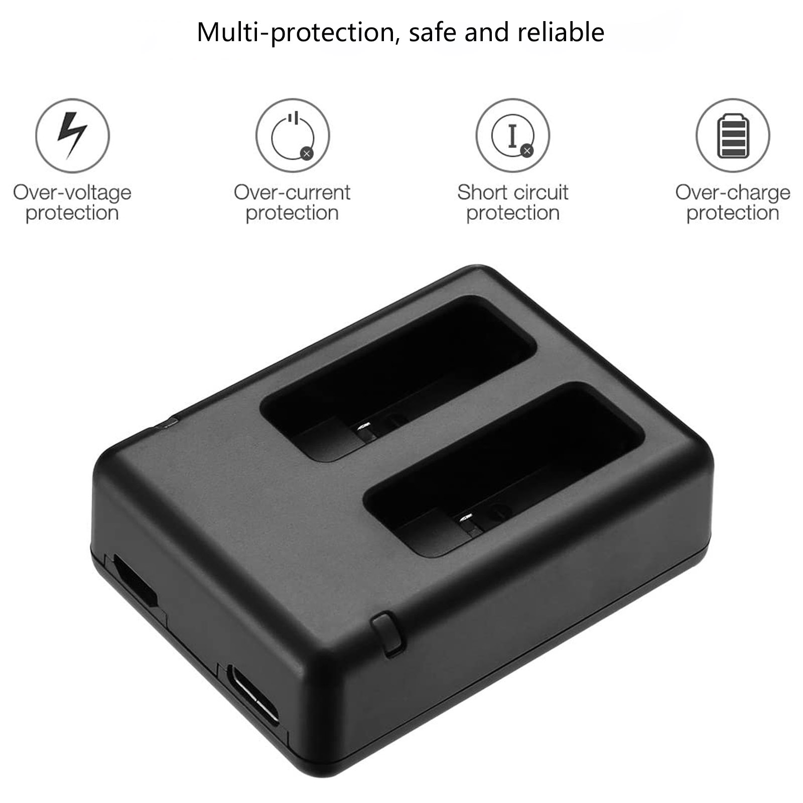 مناسبة لشاحن GOPRO Hero 5 AHDB - مراجعة Drone Battery وسعره