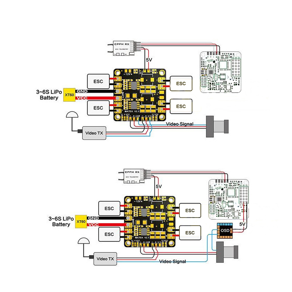 محور الطاقة المصغرة لوحة توزيع - مراجعة Drone Power Distribution Board وسعره