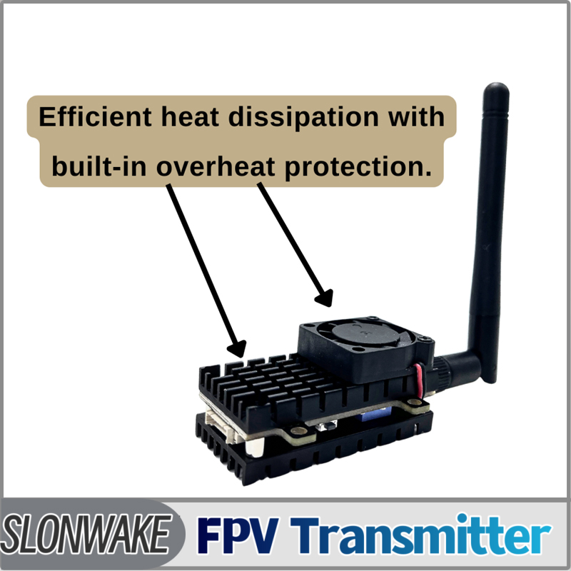 SLONWAKE 5.8G 3000mW محاكاة VT - مراجعة Drone Frame وسعره