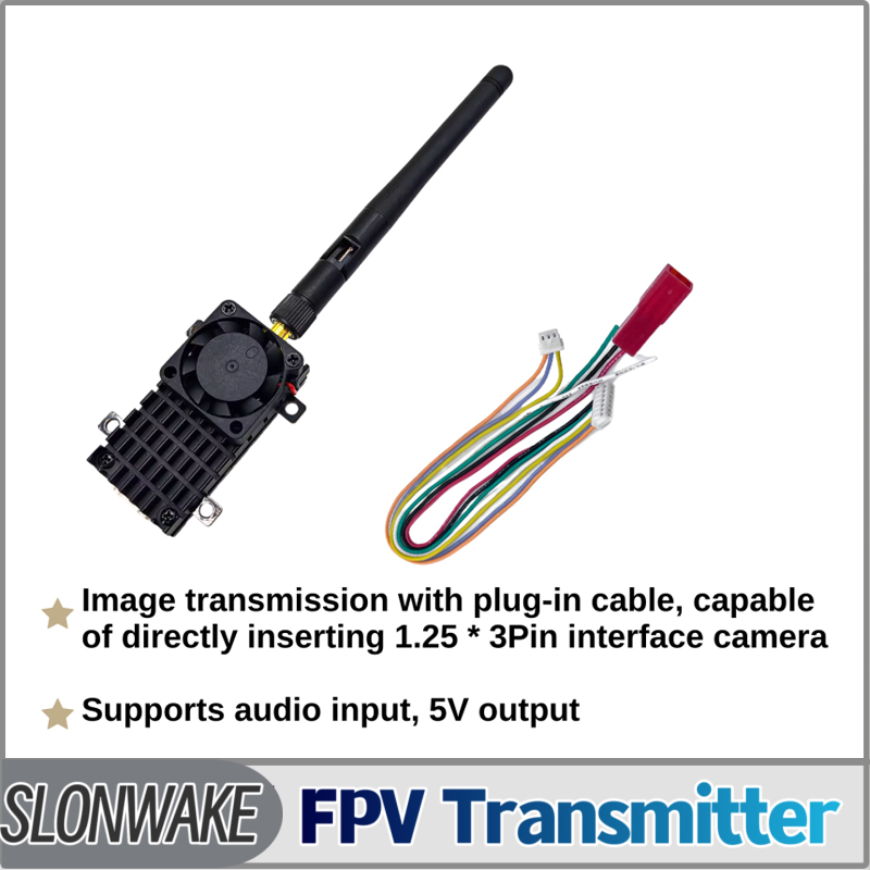 SLONWAKE 5.8G 3000mW محاكاة VT - مراجعة Drone Frame وسعره