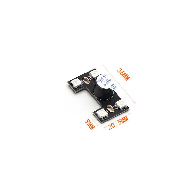 2 قطعة 5 فولت WS2812B مصباح لي - مراجعة Drone Buzzer وسعره