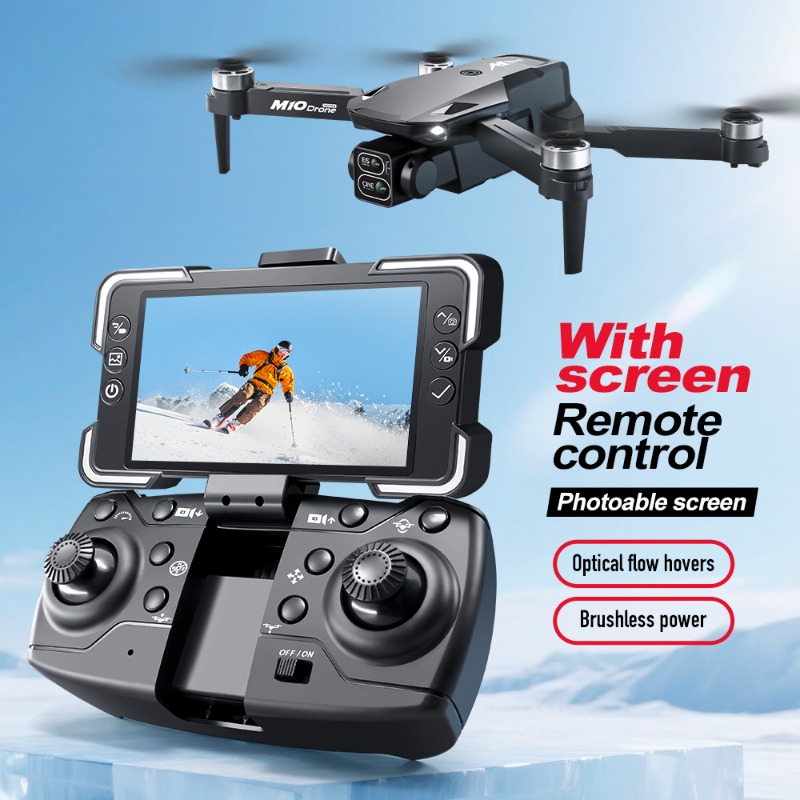 طائرة بدون طيار M10 مع كاميرا  - مراجعة Drone Gimbal وسعره