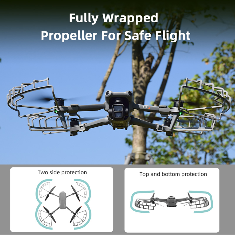 واقي المروحة لطائرة DJI Air 3S - مراجعة Drone Propeller Guard وسعره